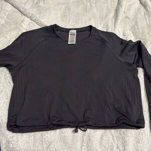 Gymshark Black Long Sleeve Top